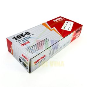Ổ cắm có dây 10 cổng chịu nhiệt, tải 2200W 10Y SOPOKA
