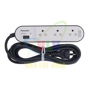 Ổ cắm điện 3 cổng, công suất 2300W, dây dài 3m WCHG 24332W (màu trắng) Panasonic