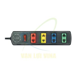 Ổ cắm nối dài 4 lỗ 4TS có công tắc, công suất 1000W LIOA