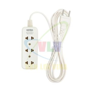 Ổ cắm có dây 3 cổng tải 1200W 3B SOPOKA