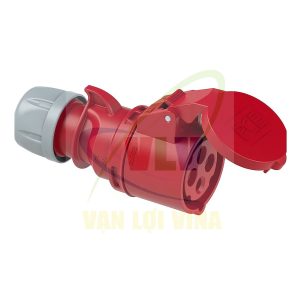 Ổ cắm công nghiệp di động tải 16A - 32A, 4 chân (3P+PE), điện áp 400V, đầu cái, IP44 PCE