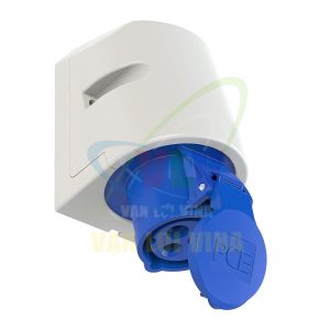 Ổ cắm công nghiệp lắp nổi, mặt nghiêng, 16A - 32A, 230V, 3 cực (2P+PE), IP44 PCE