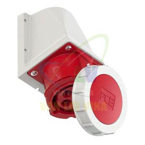 Ổ cắm công nghiệp lắp nổi chuyên dùng cho container F1242-3V, tải 32A, 4 chân (3P+PE), điện áp 440V, kín nước chuẩn IP67 PCE