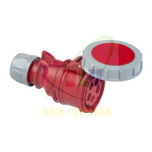 Ổ cắm công nghiệp di động tải 16A - 32A, 5 chân (3P+N+PE), điện áp 400V, đầu cái, kín nước chuẩn IP67