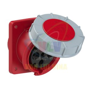 Ổ cắm công nghiệp lắp âm, mặt nghiêng, chịu tải cao từ 63A - 125A, 4 cực (3P+PE) điện áp 400V, kín nước tiêu chuẩn IP67 PCE