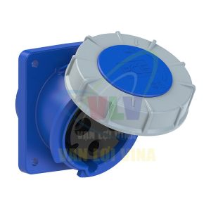 Ổ cắm công nghiệp lắp âm, mặt nghiêng, chịu tải cao từ 63A - 125A, 3 cực (2P+PE) điện áp 230V, kín nước tiêu chuẩn IP67 PCE