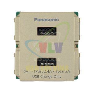 Ổ cắm sạc USB 2 cổng kim Halumie WEF11821 Panasonic